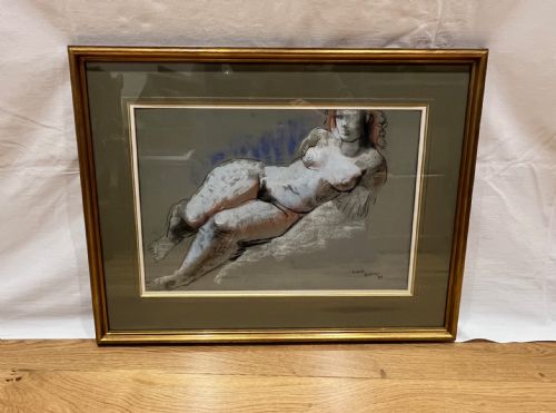 PAINTING RECLINING NUDE BY FRANK DOBSON 18861963 - ADDITIONAL PHOTO 3