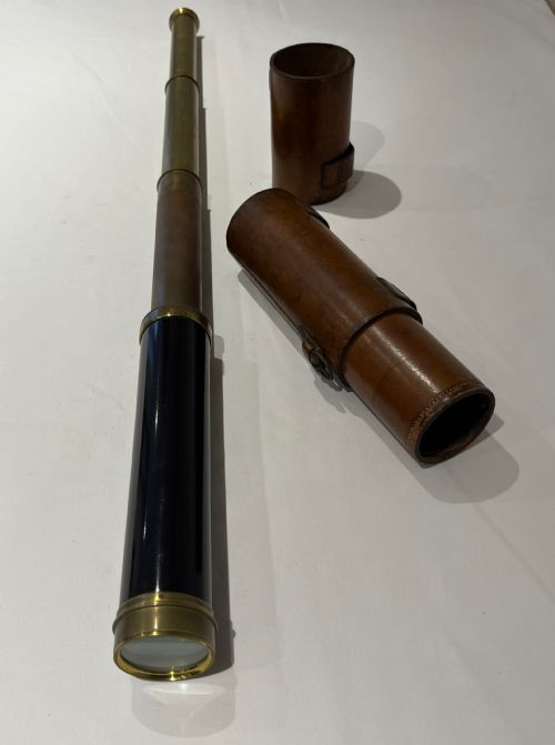 3 Draw Brass Telescope by Dollond