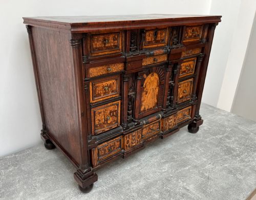 fig 1. Inlaid Table Top Cabinet, Partly 16th Century