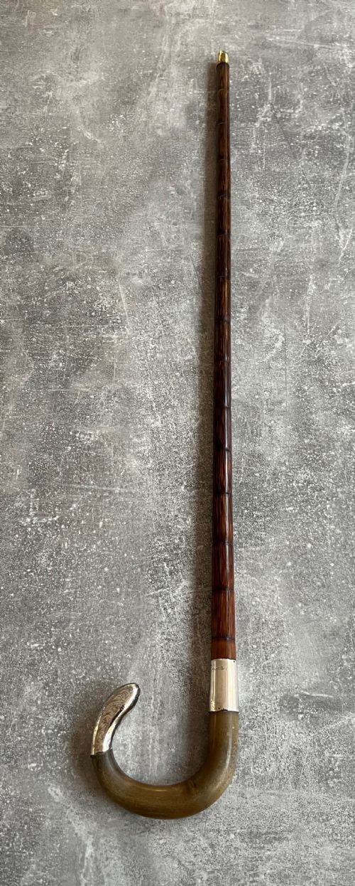 SILVER MOUNTED SWORD STICK LONDON 1901 - ADDITIONAL PHOTO 1