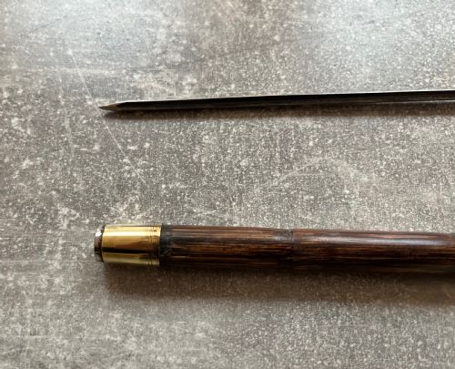 SILVER MOUNTED SWORD STICK LONDON 1901 - ADDITIONAL PHOTO 4