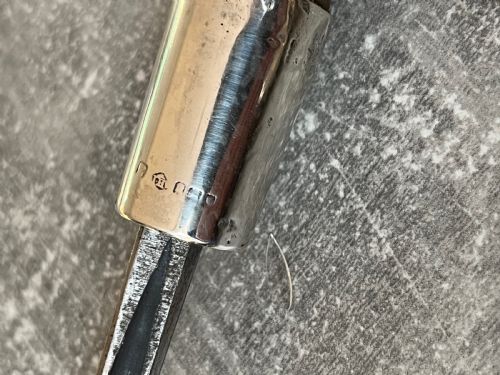 SILVER MOUNTED SWORD STICK LONDON 1901 - ADDITIONAL PHOTO 5