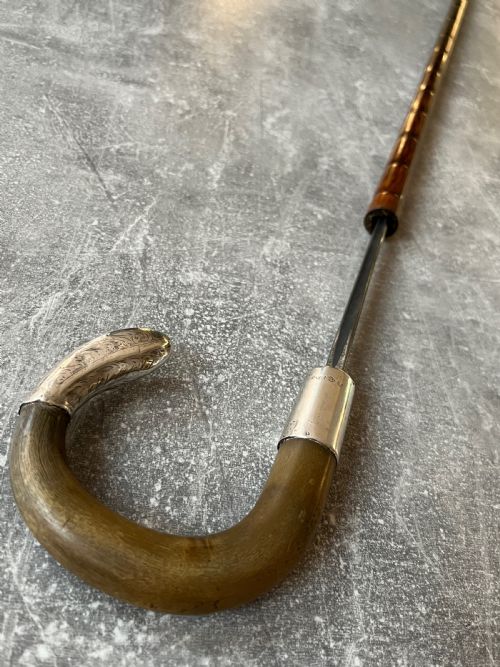 SILVER MOUNTED SWORD STICK LONDON 1901 - ADDITIONAL PHOTO 8