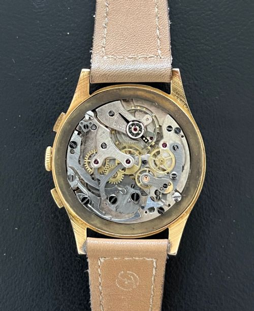 MUNDUS 18CT GOLD CENTRE SECONDS CHRONOGRAPH WRISTWATCH - ADDITIONAL PHOTO 4