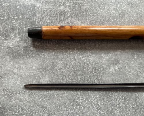BAMBOO SWORD STICK WITH BONE PISTOL GRIP HANDLE - ADDITIONAL PHOTO 7