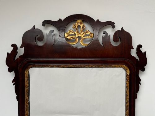 MAHOGANY FRETWORK PIER MIRROR - ADDITIONAL PHOTO 3