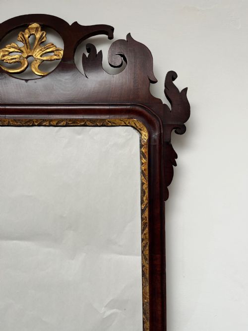 MAHOGANY FRETWORK PIER MIRROR - ADDITIONAL PHOTO 4
