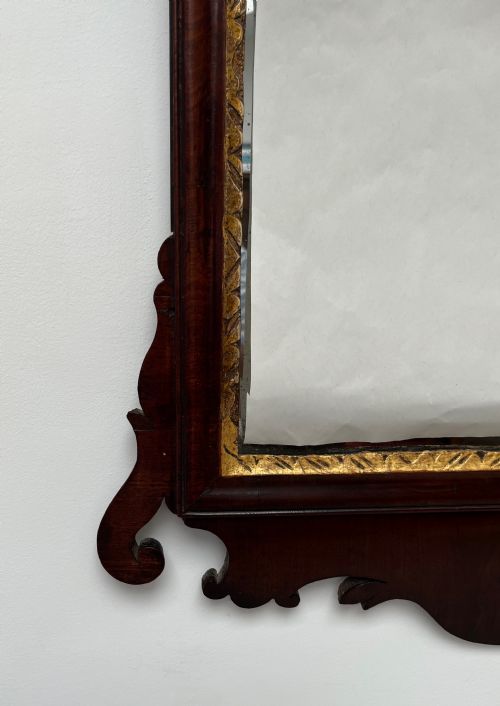 MAHOGANY FRETWORK PIER MIRROR - ADDITIONAL PHOTO 7