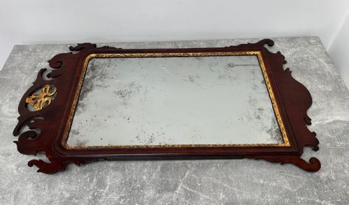 MAHOGANY FRETWORK PIER MIRROR - ADDITIONAL PHOTO 9