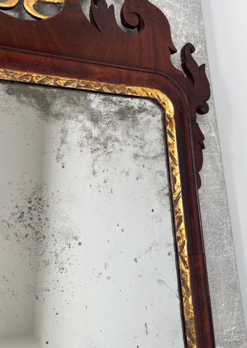 MAHOGANY FRETWORK PIER MIRROR - ADDITIONAL PHOTO 10