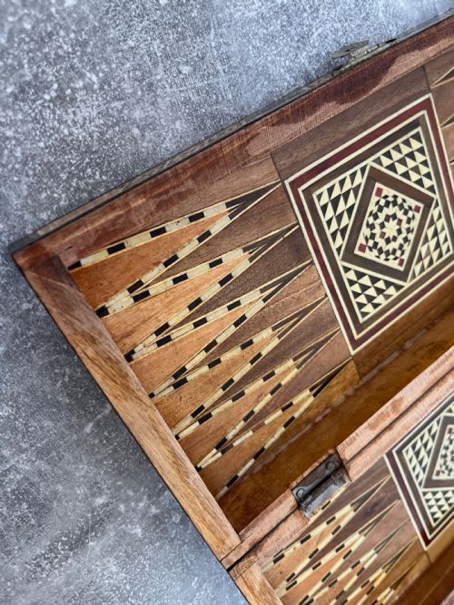 TRAVELLING CHESS AND BACKGAMMON BOARD - ADDITIONAL PHOTO 7