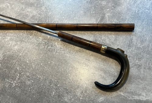 HORN HANDLED MALACCA SWORD STICK - ADDITIONAL PHOTO 12