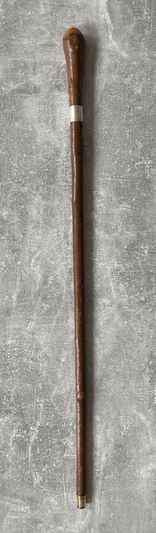 CHESTNUT SWORD STICK ROOT BALL HANDLE WILKINSON BLADE SILVER MOUNTS - ADDITIONAL PHOTO 1