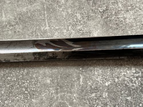 LEATHER COVERED SWORD STICK SILVER KNOP DECORATED BLADE - ADDITIONAL PHOTO 6