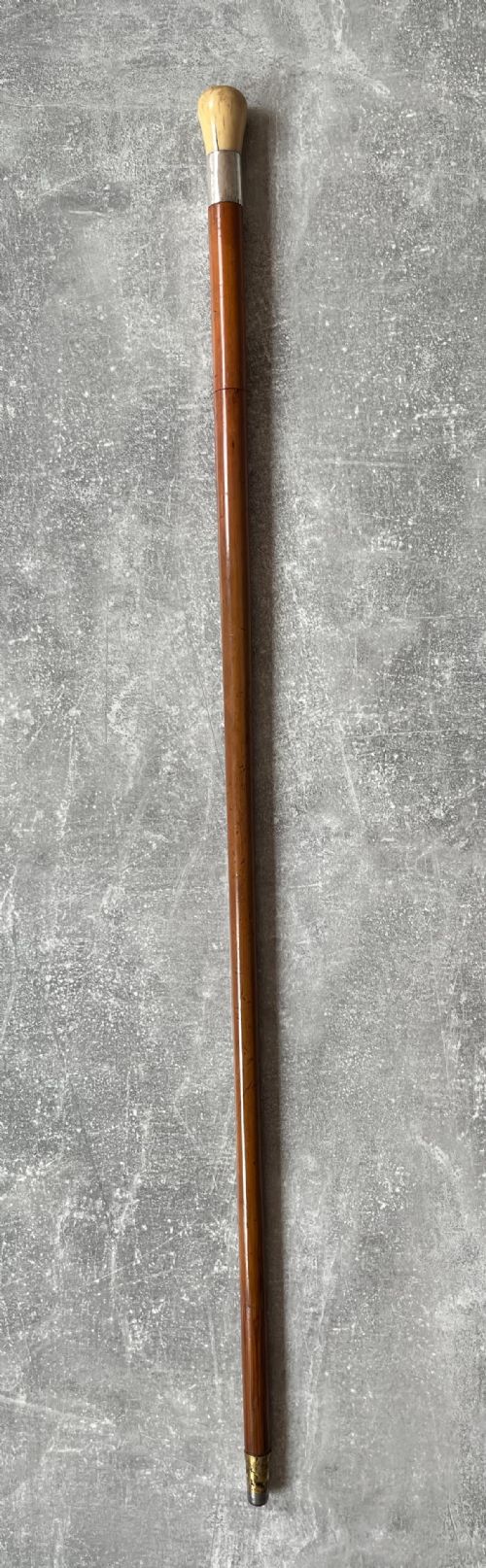 MALACCA SWORD STICK SILVER COLLAR BONE KNOP - ADDITIONAL PHOTO 1