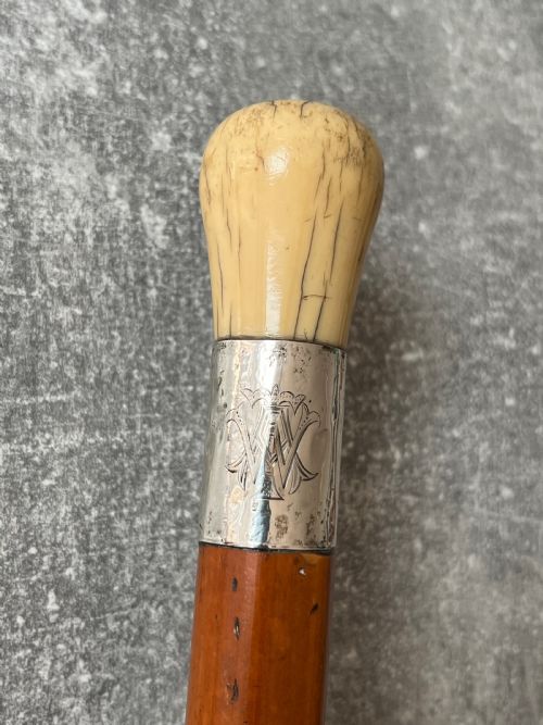 MALACCA SWORD STICK SILVER COLLAR BONE KNOP - ADDITIONAL PHOTO 5