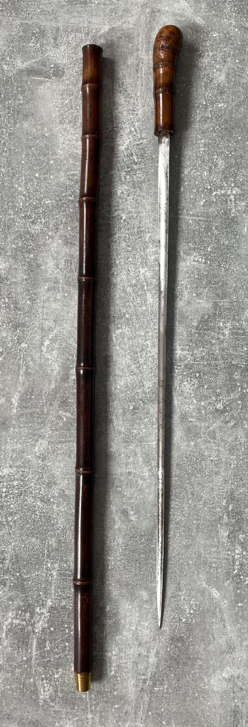 Turn of the Century Bamboo Sword Stick