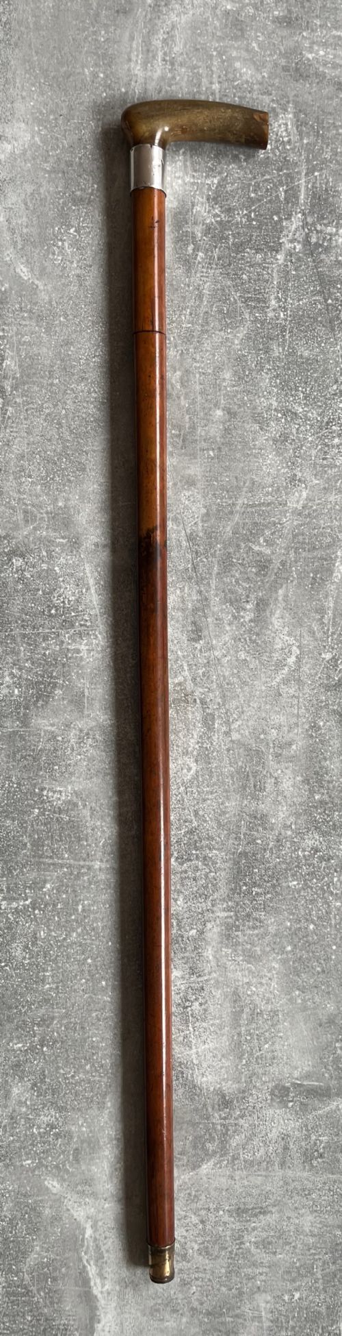 MALACCA SWORD STICK SILVER COLLAR TOLEDO BLADE - ADDITIONAL PHOTO 1