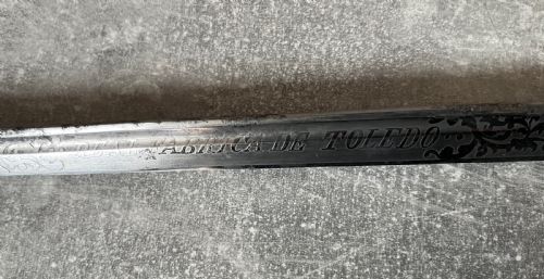 MALACCA SWORD STICK SILVER COLLAR TOLEDO BLADE - ADDITIONAL PHOTO 4