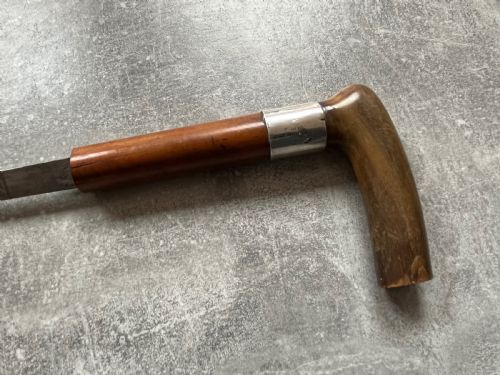 MALACCA SWORD STICK SILVER COLLAR TOLEDO BLADE - ADDITIONAL PHOTO 8