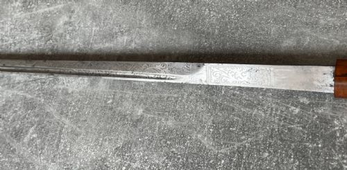 MALACCA SWORD STICK SILVER COLLAR TOLEDO BLADE - ADDITIONAL PHOTO 11
