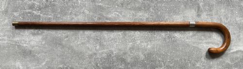 CROOK HANDLED MALACCA SWORD STICK WITH TOLEDO BLADE - ADDITIONAL PHOTO 14