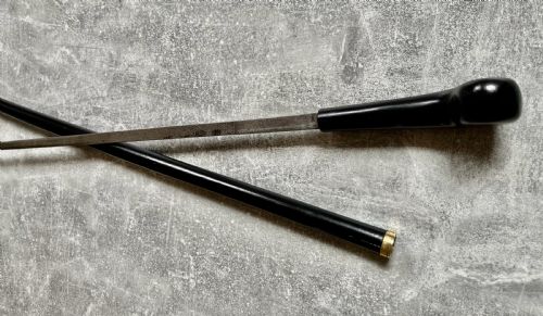 VICTORIAN EBONISED SWORD STICK WITH TOLEDO BLADE - ADDITIONAL PHOTO 8