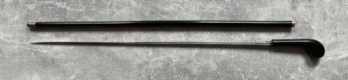 VICTORIAN EBONISED SWORD STICK WITH TOLEDO BLADE - ADDITIONAL PHOTO 13