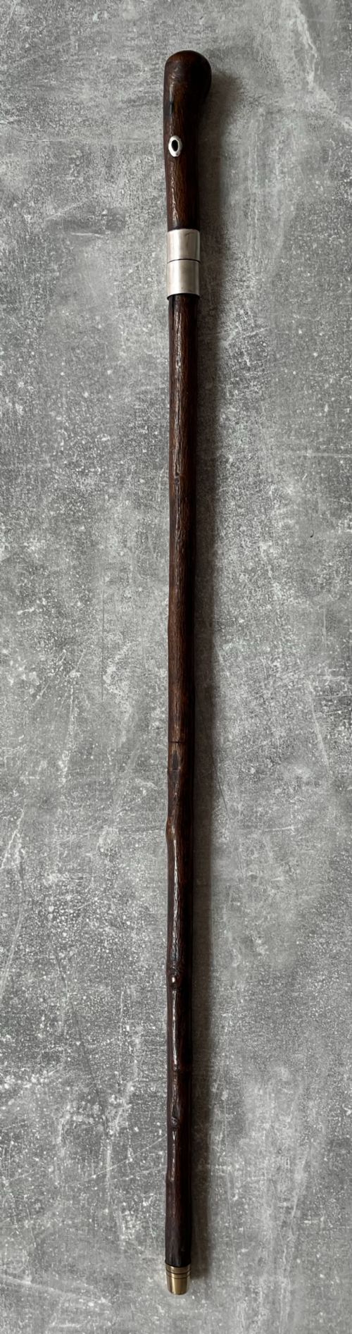 LATE 19TH CENTURY HAZEL WOOD SWORD CANE STICK