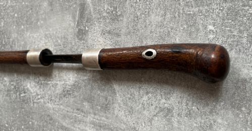 LATE 19TH CENTURY HAZEL WOOD SWORD CANE STICK - ADDITIONAL PHOTO 9