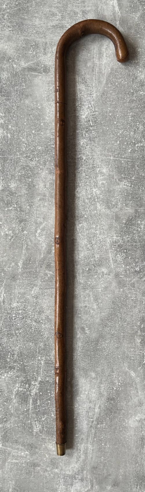 CROOK HANDLED HAZEL WOOD SWORD STICK WITH WILKINSON BLADE - ADDITIONAL PHOTO 1