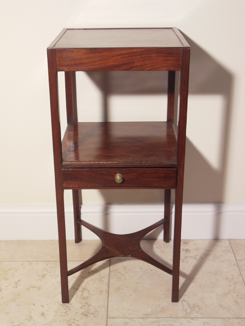 Georgian Mahogany Washstand or Bedside Table