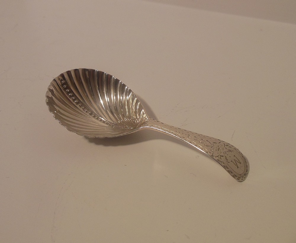 Georgian Silver Caddy Spoon