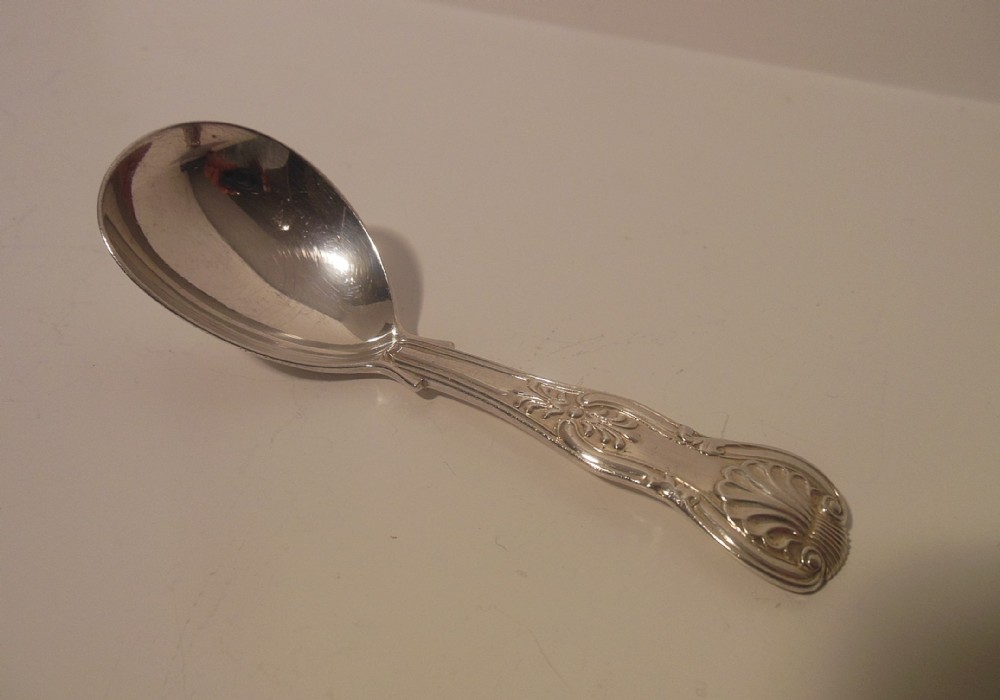 William IV Silver Caddy Spoon