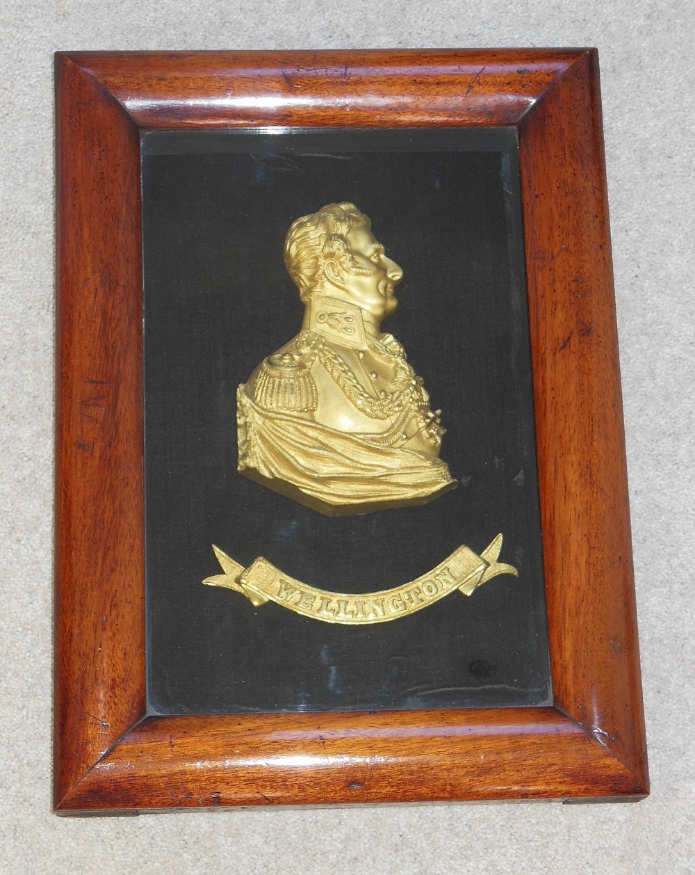 Gilt Relief Portrait - Duke of Wellington