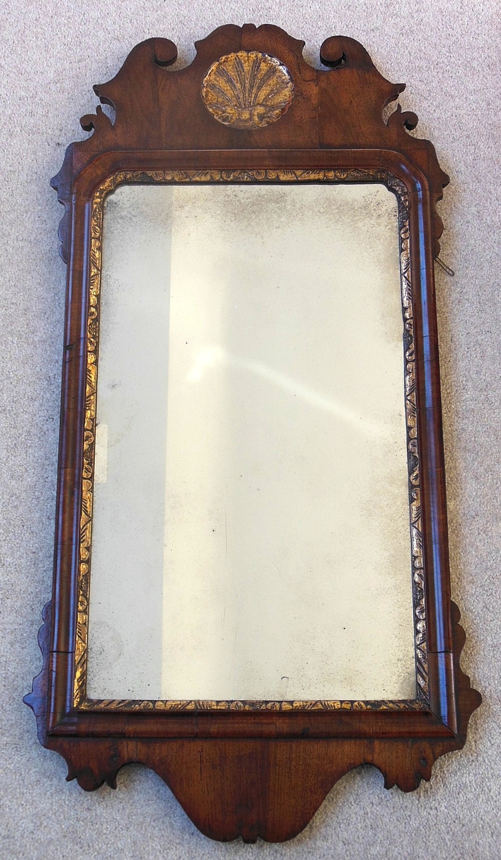 George II Walnut Pier Mirror