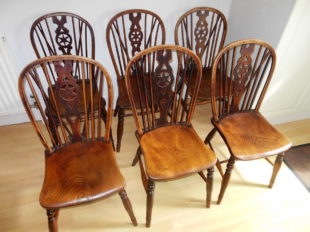 Set of Six Windsor Chairs