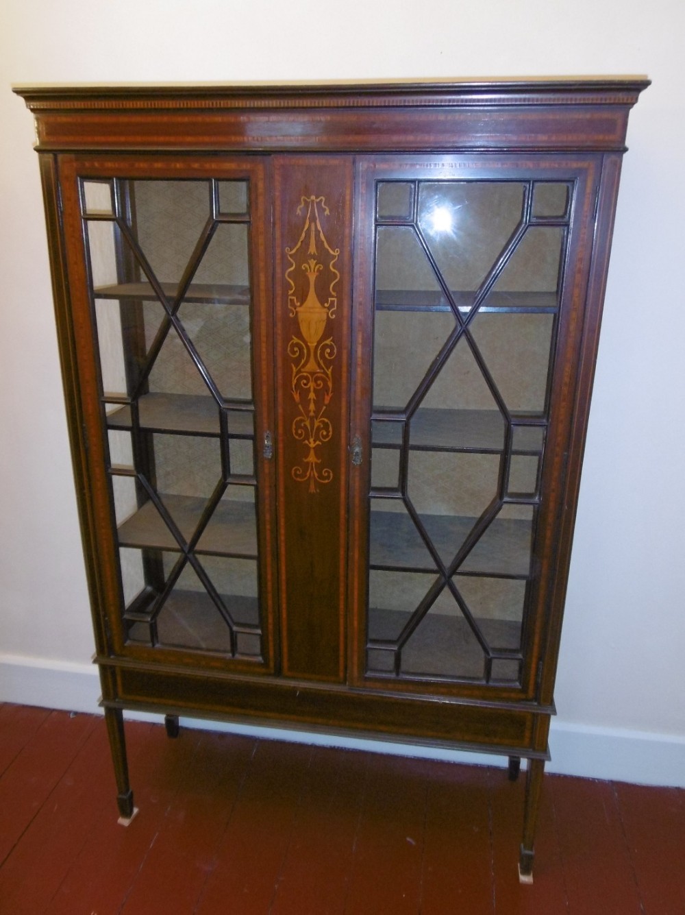 Edwardian Glazed Display Cabinet