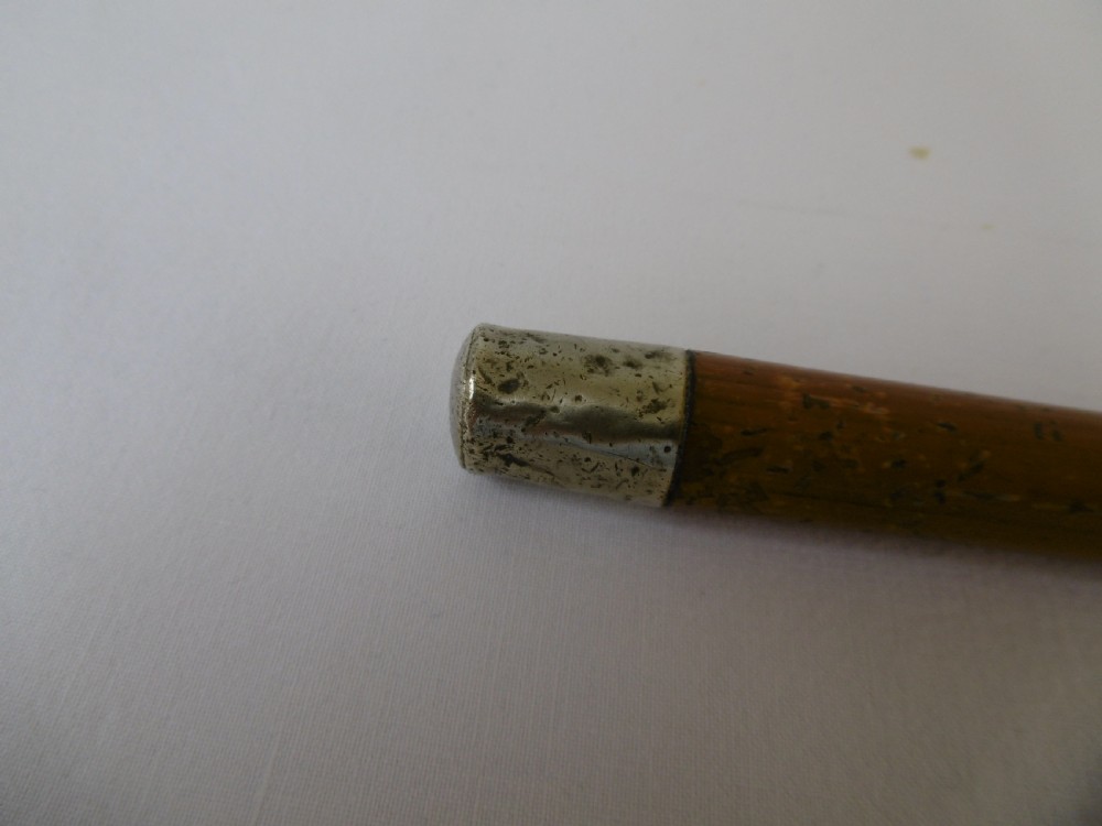 Silver Handled Malacca Sword Stick View X