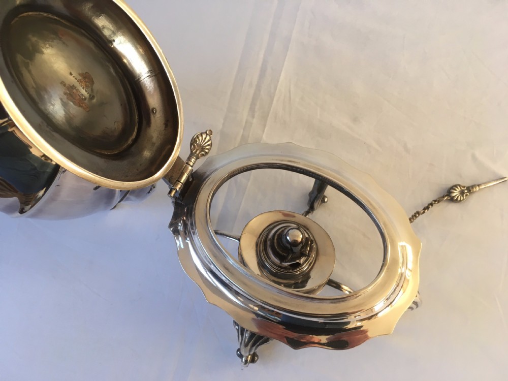 Mappin & Webb Silver Plated Spirit Kettle View III