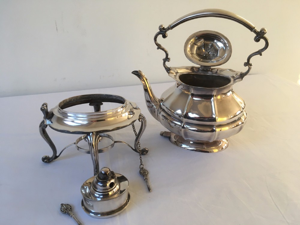 Mappin & Webb Silver Plated Spirit Kettle View V