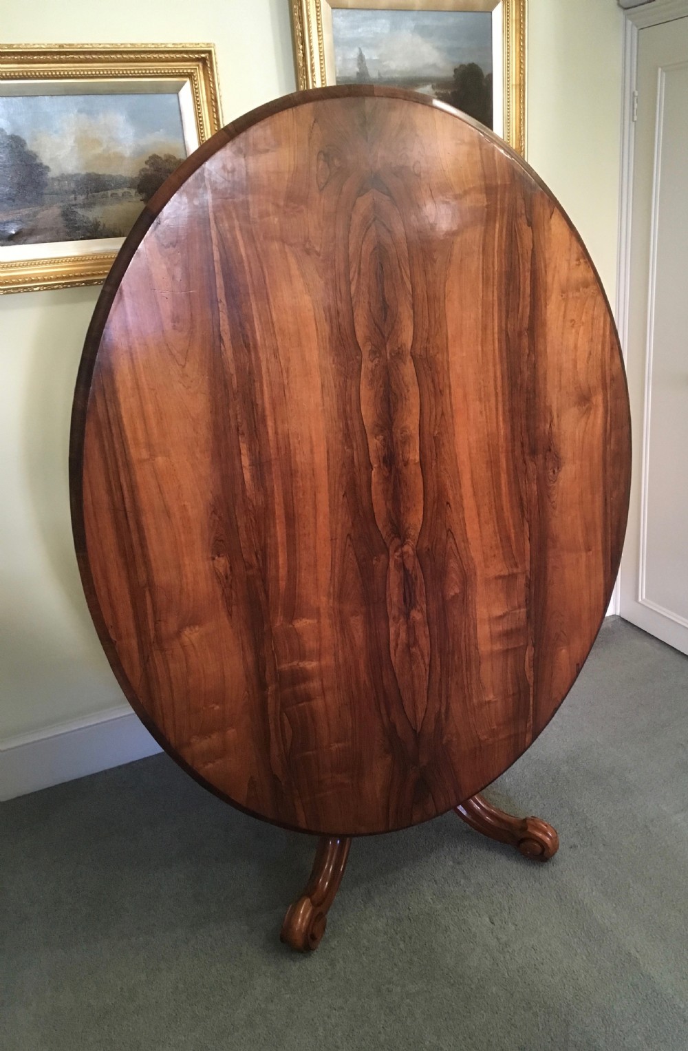 Rosewood Oval Breakfast or Centre Table View III