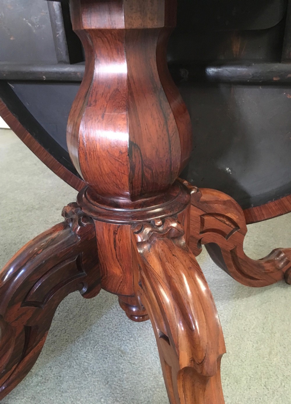 Rosewood Oval Breakfast or Centre Table View IV