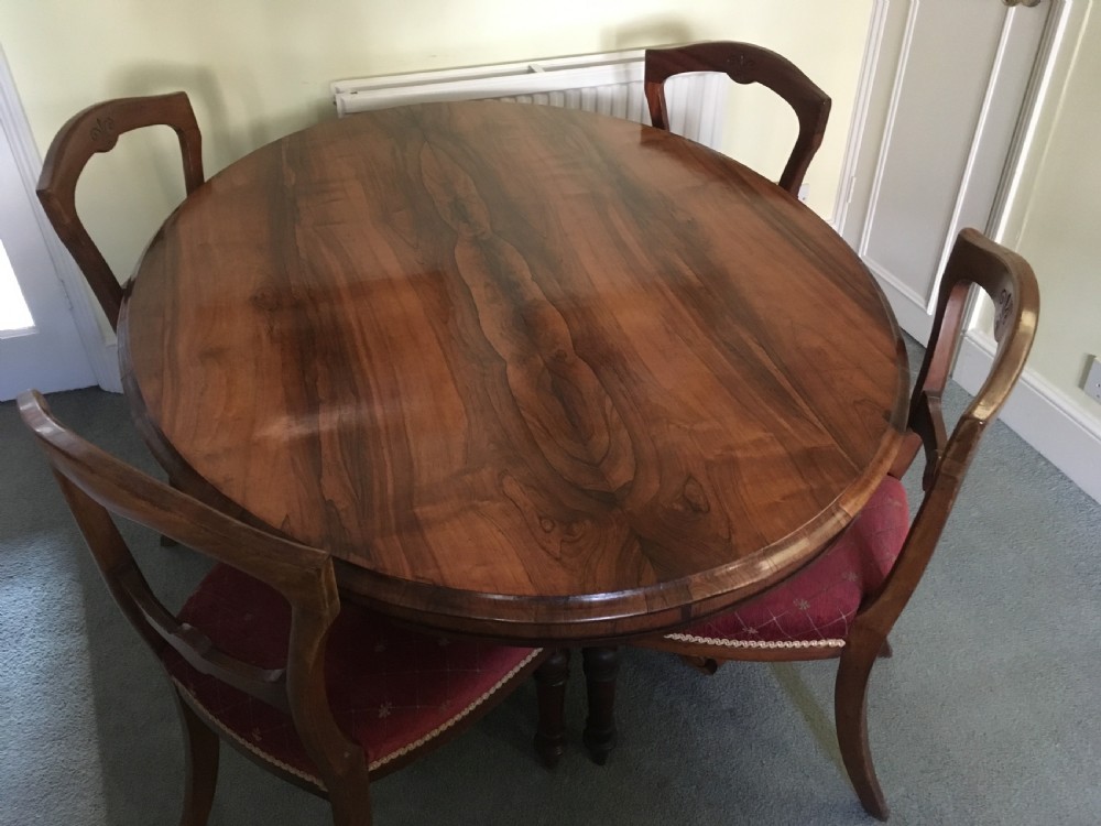 Rosewood Oval Breakfast or Centre Table View XIII