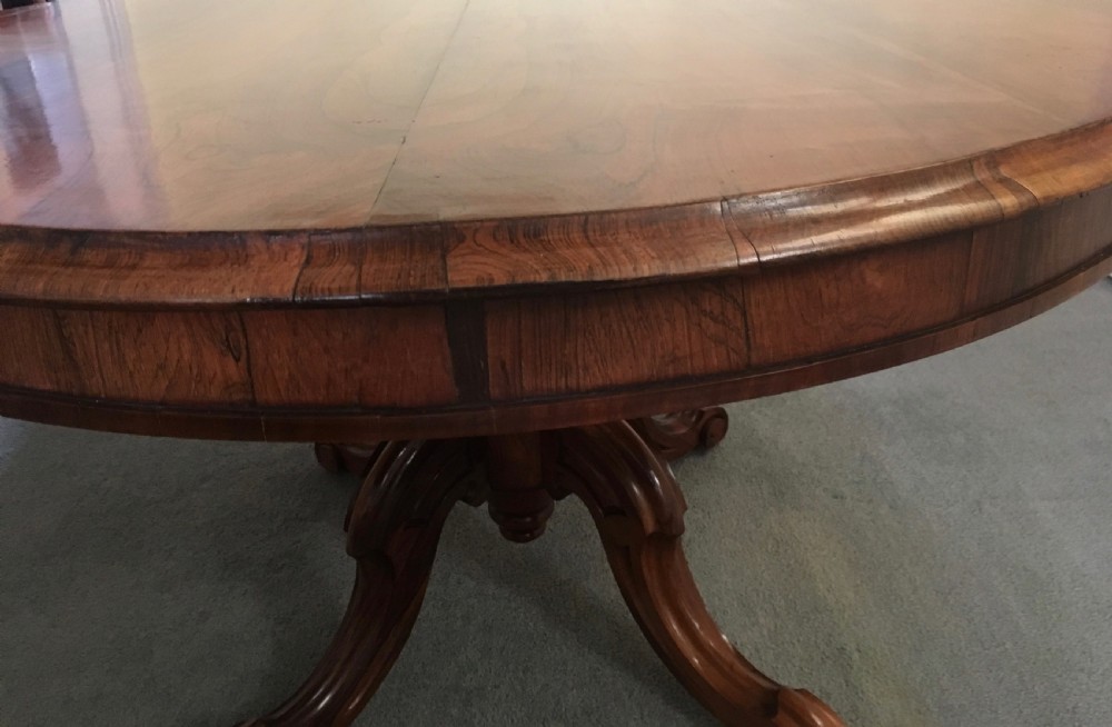 Rosewood Oval Breakfast or Centre Table View XIV