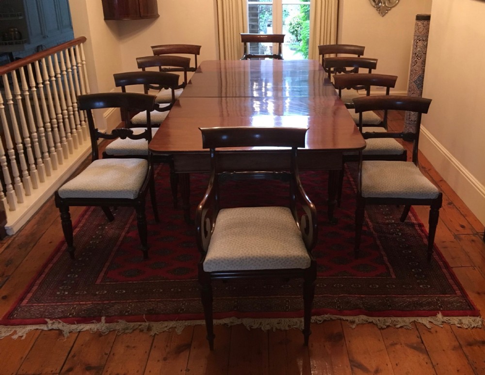 Georgian Extending Mahogany Dining Table View V