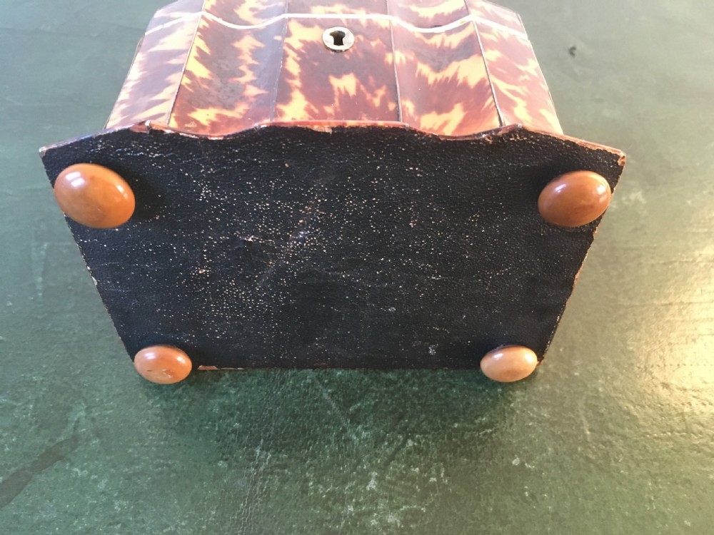Regency Tortoiseshell & Ivory Tea Caddy View VIII