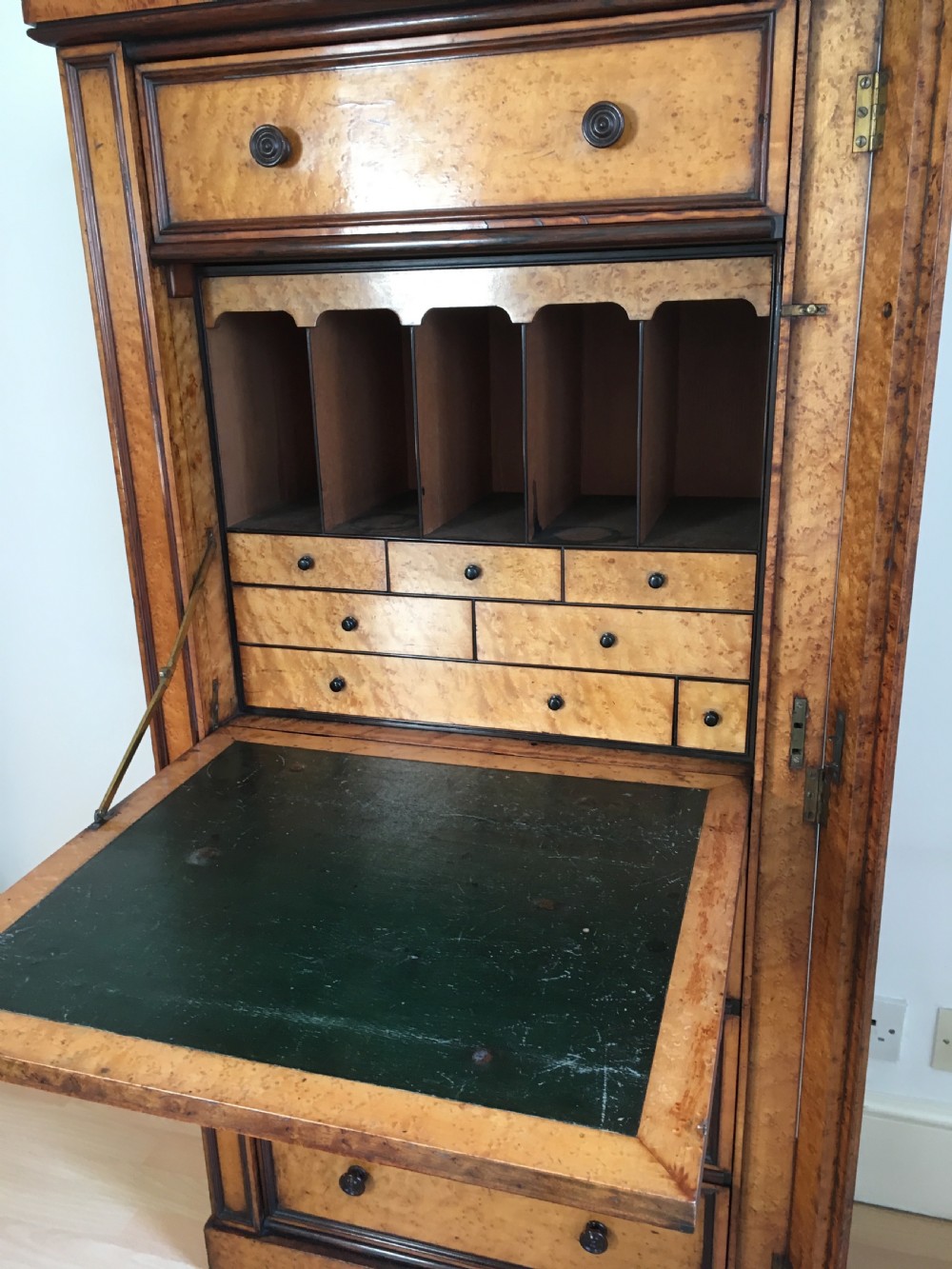 Edwardian Wellington Secretaire Chest View II