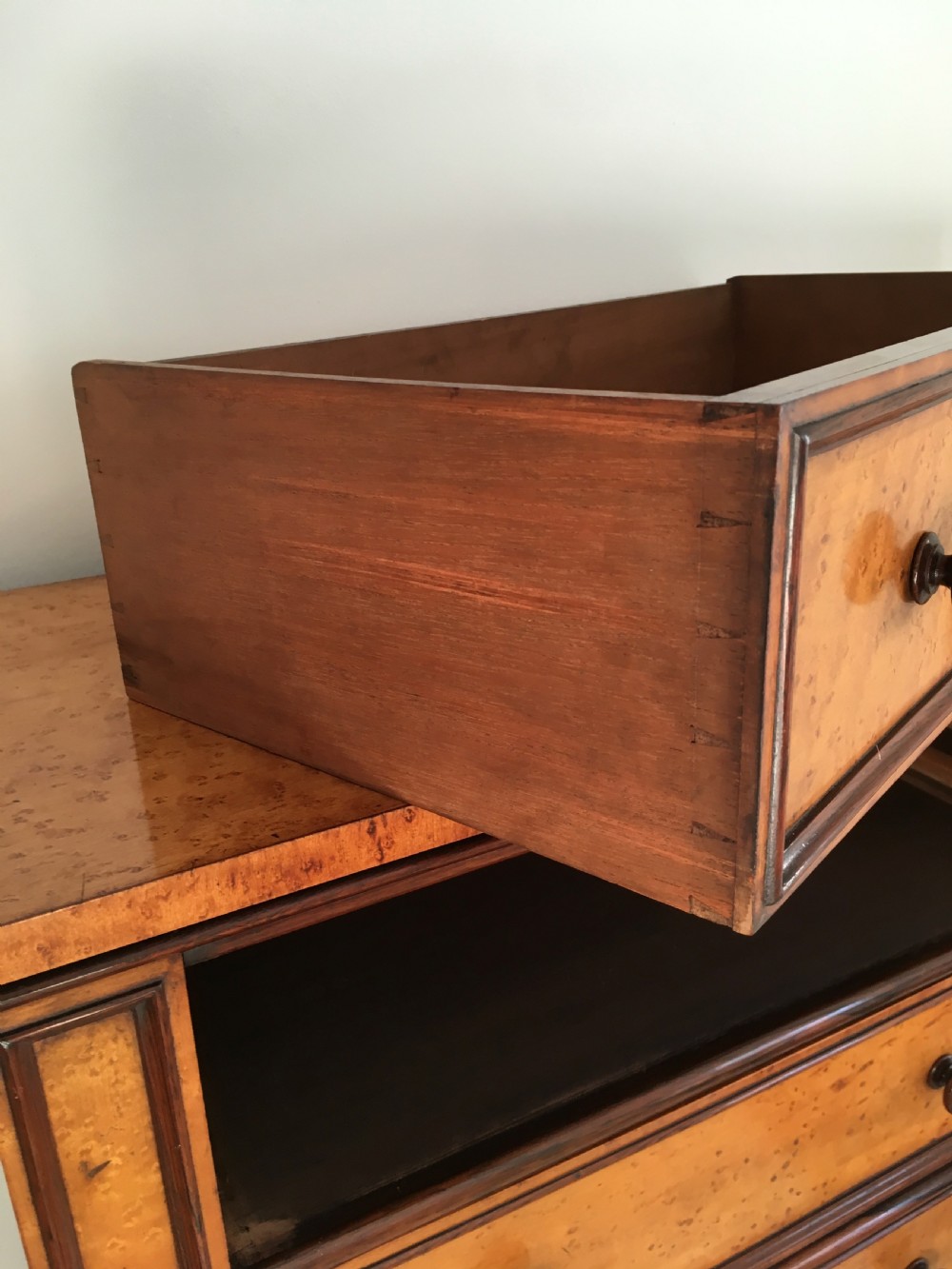 Edwardian Wellington Secretaire Chest View V