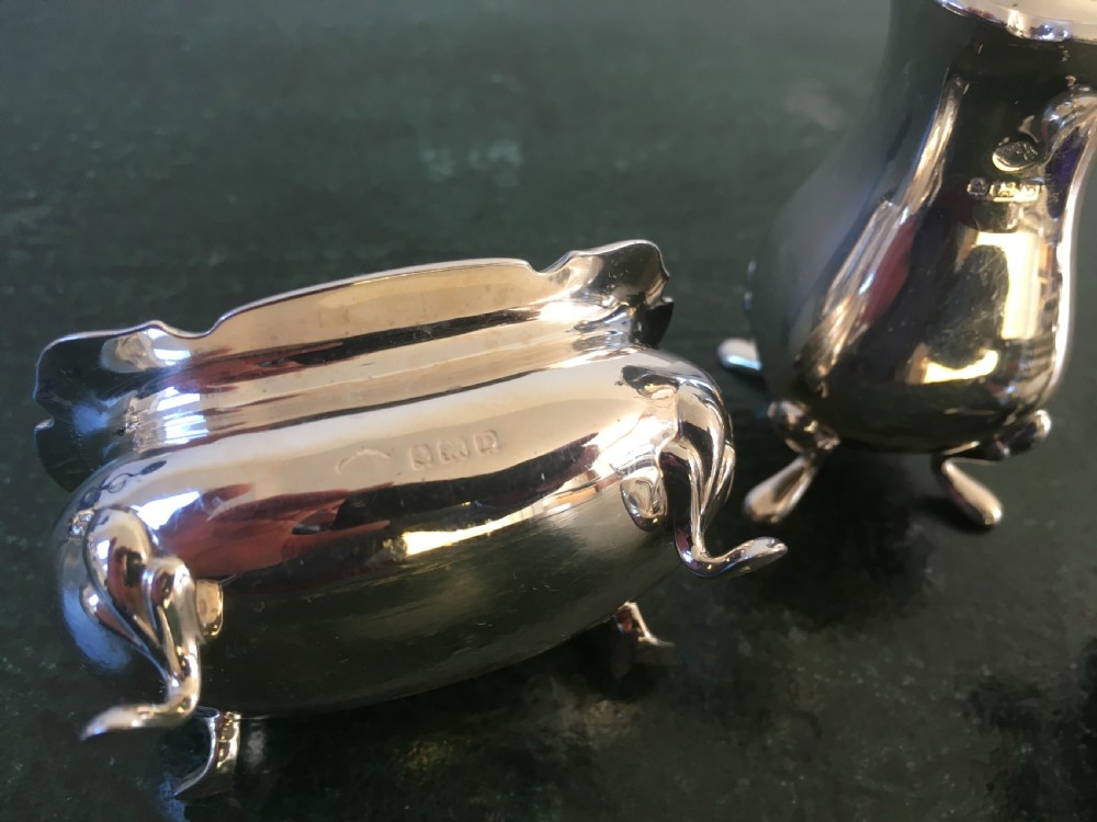 2 Silver Salt, Pepper & Mustard Sets with Spoons View III